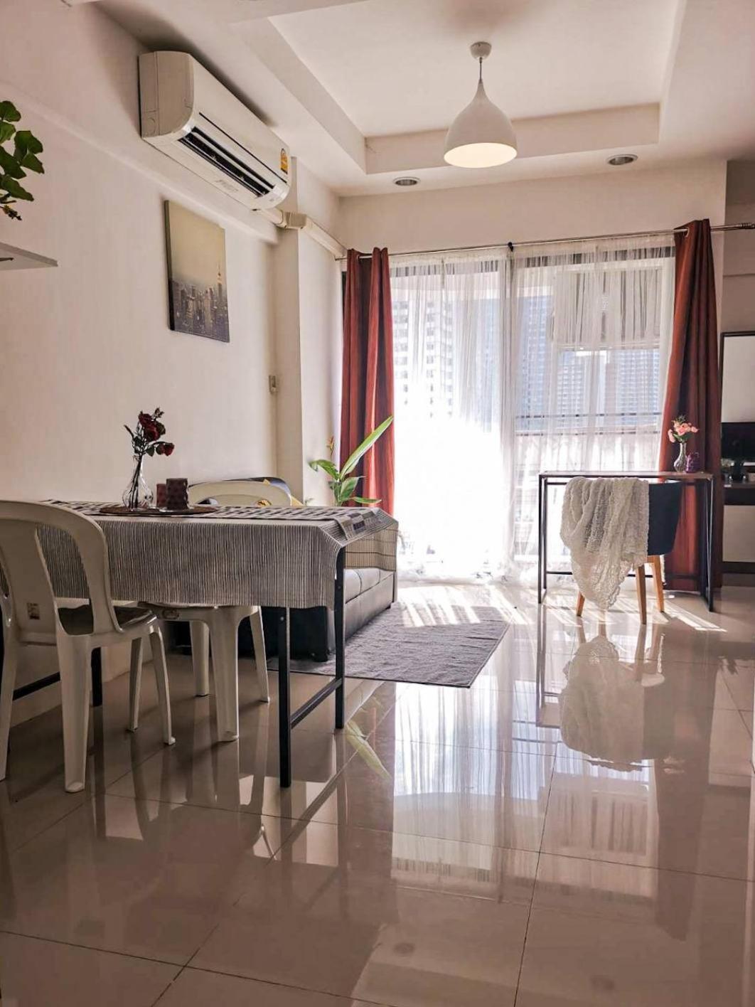 Makkasan Tower Resident In The Heart Of Bangkok Shopping Center 아파트 외부 사진