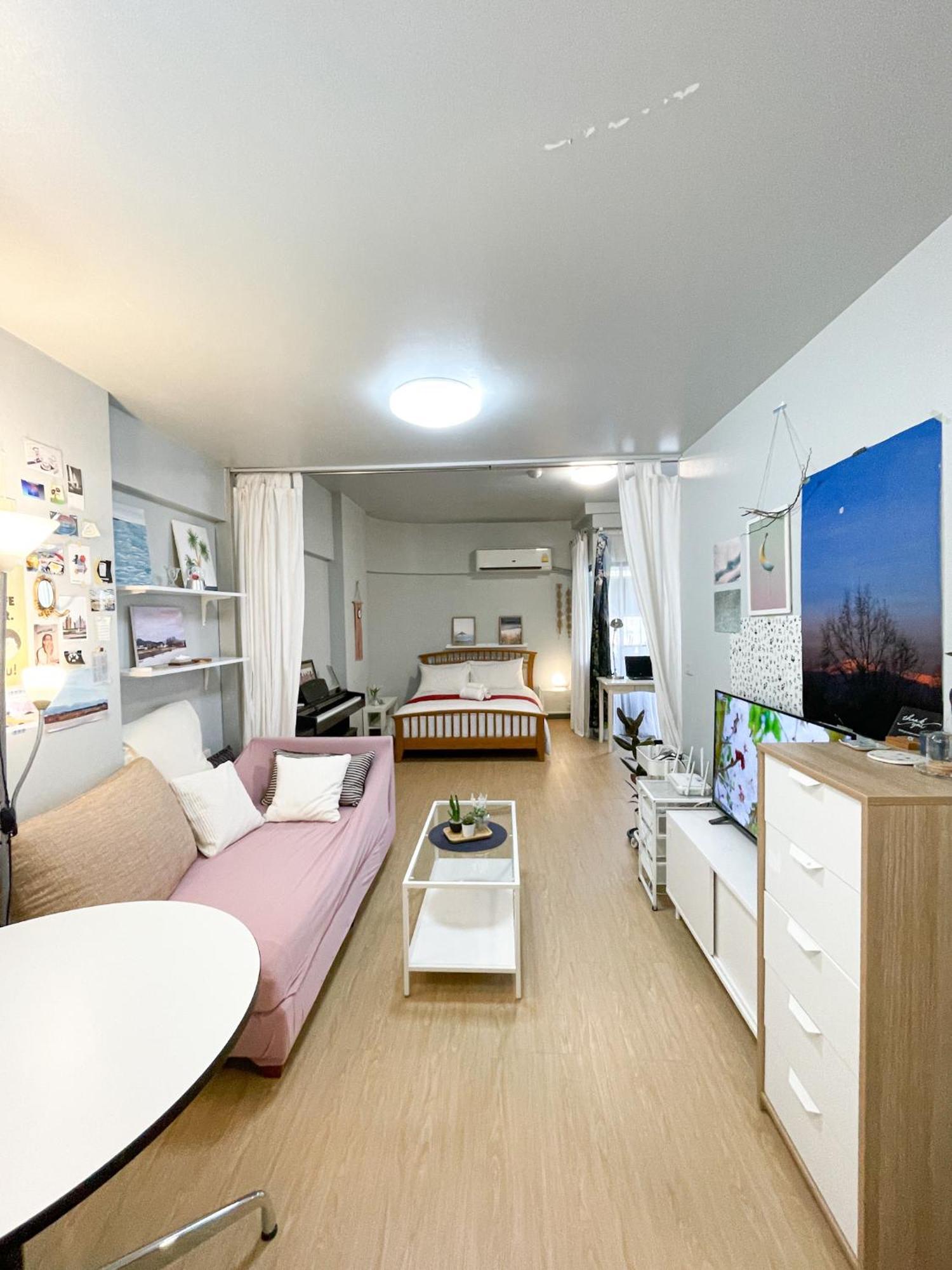 Makkasan Tower Resident In The Heart Of Bangkok Shopping Center 아파트 외부 사진